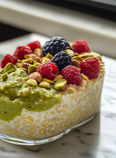 Creamy Pistachio Overnight Oats: Easy Make-Ahead Breakfast Youâll Love